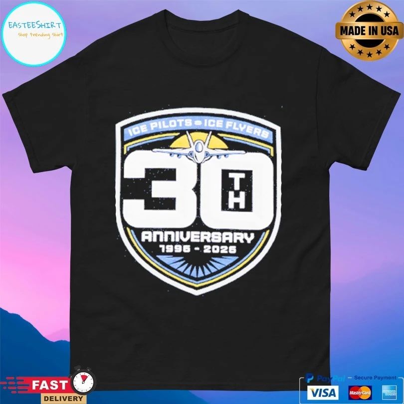 Ice Pilots Ice Flyers 30th Anniversary 1996-2026 T-shirts