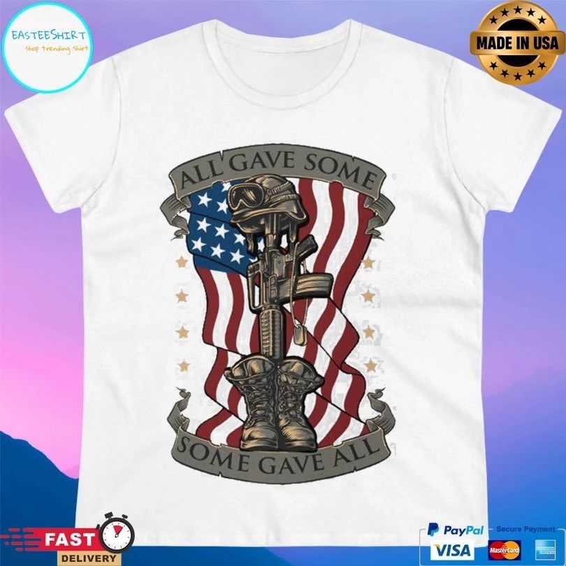 All Gave Some Some Gave All American Flag T-shirt