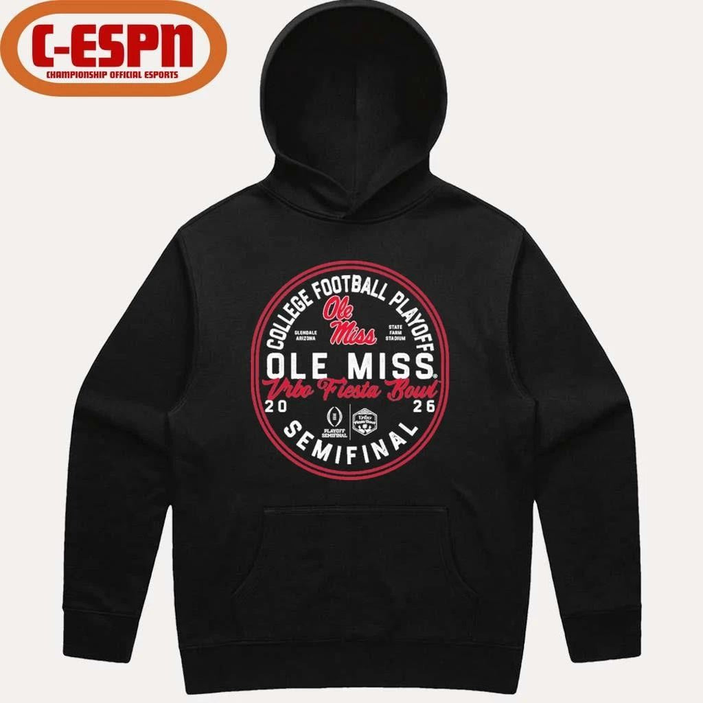 CFP Semifinal Ole Miss 2026 Fiesta Bowl Bound T-Shirt