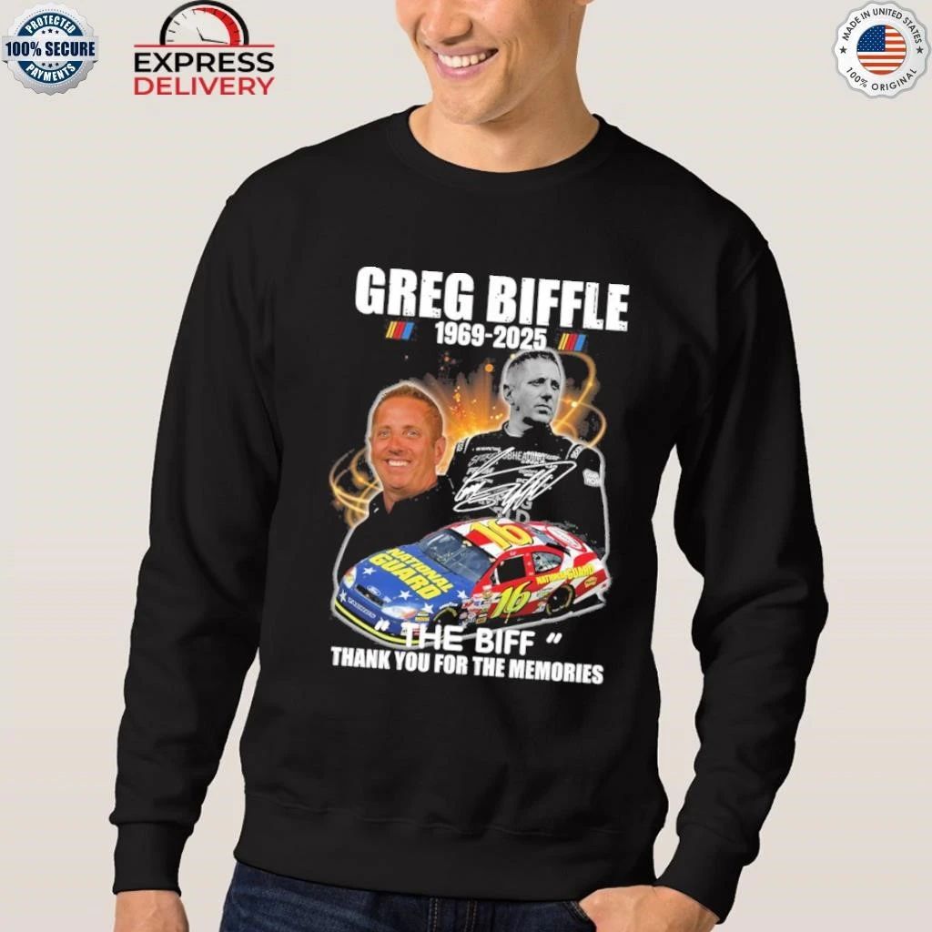 Greg Biffle 1969 2025 The Biff Thank You For The Memories Shirt