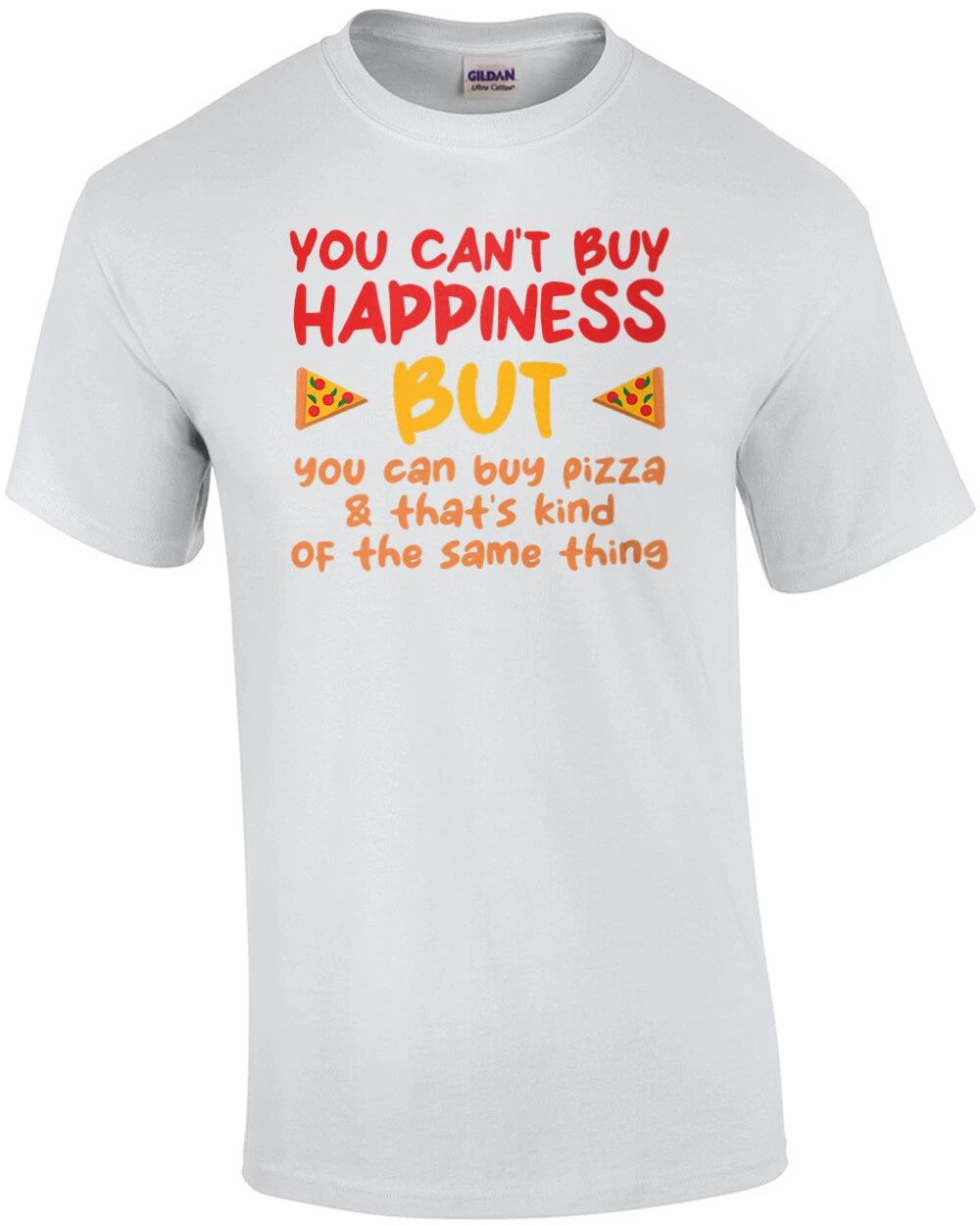 You can't buy happiness but you can buy pizza and that's kind of the same thi...