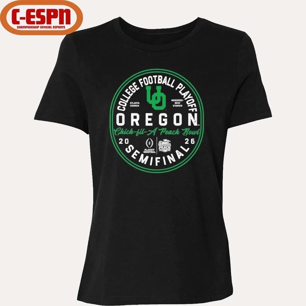 CFP Semifinal Oregon 2026 Peach Bowl Bound T-Shirt