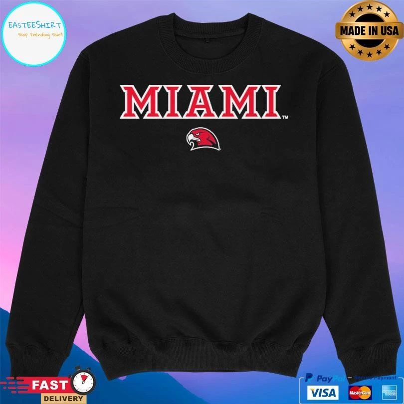 Miami Oh Redhawks Basketball Wordmark T-shirts