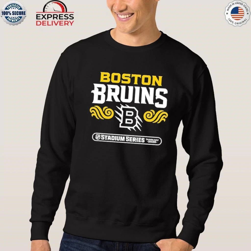Boston Bruins Levelwear 2026 NHL Stadium Series Richmond Stacked Shirt