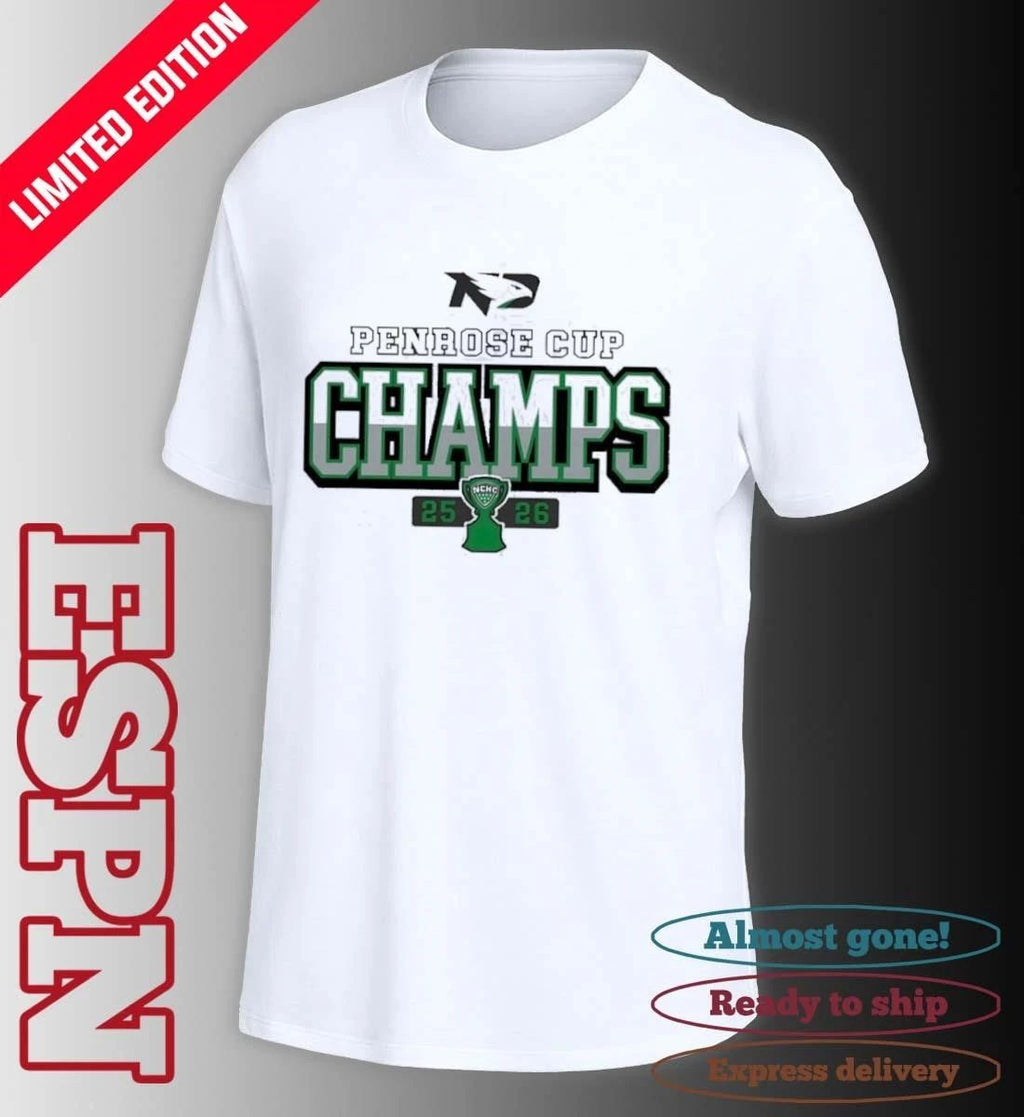 North Dakota Hockey 2026 Penrose Cup Champions Shirt