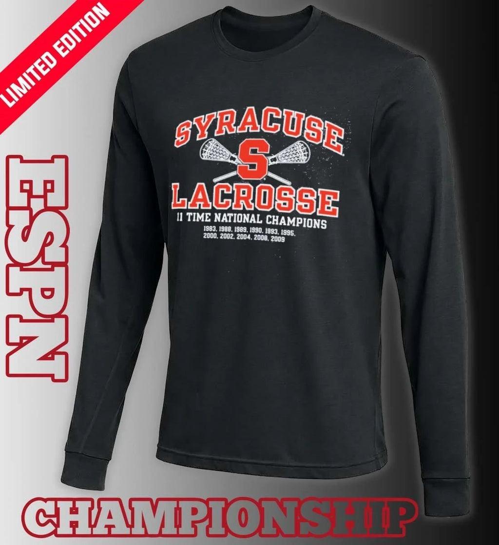 Syracuse Lacrosse 11 Time National Champions Shirt