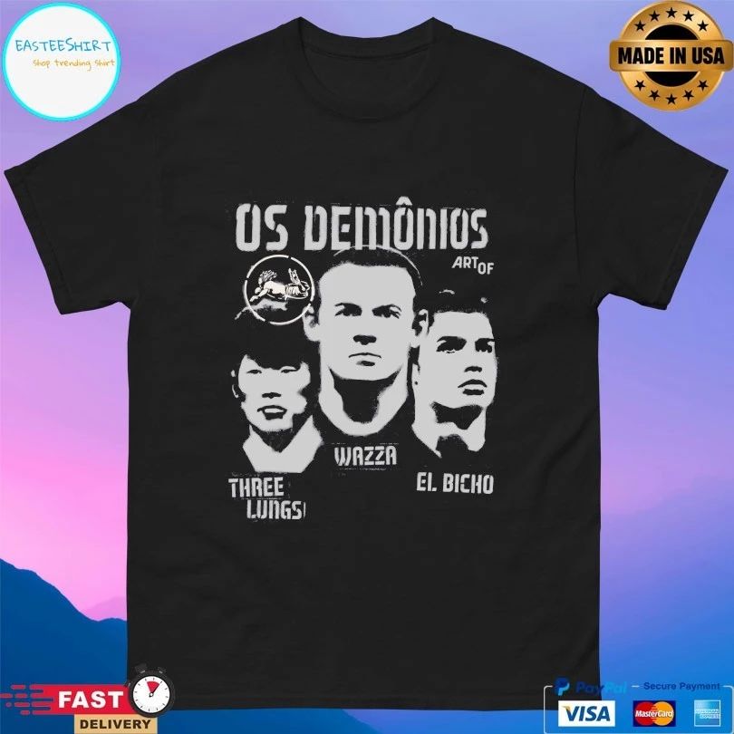 United Os Demônios Art Of Three Lungs Wazza El Bicho T-shirt