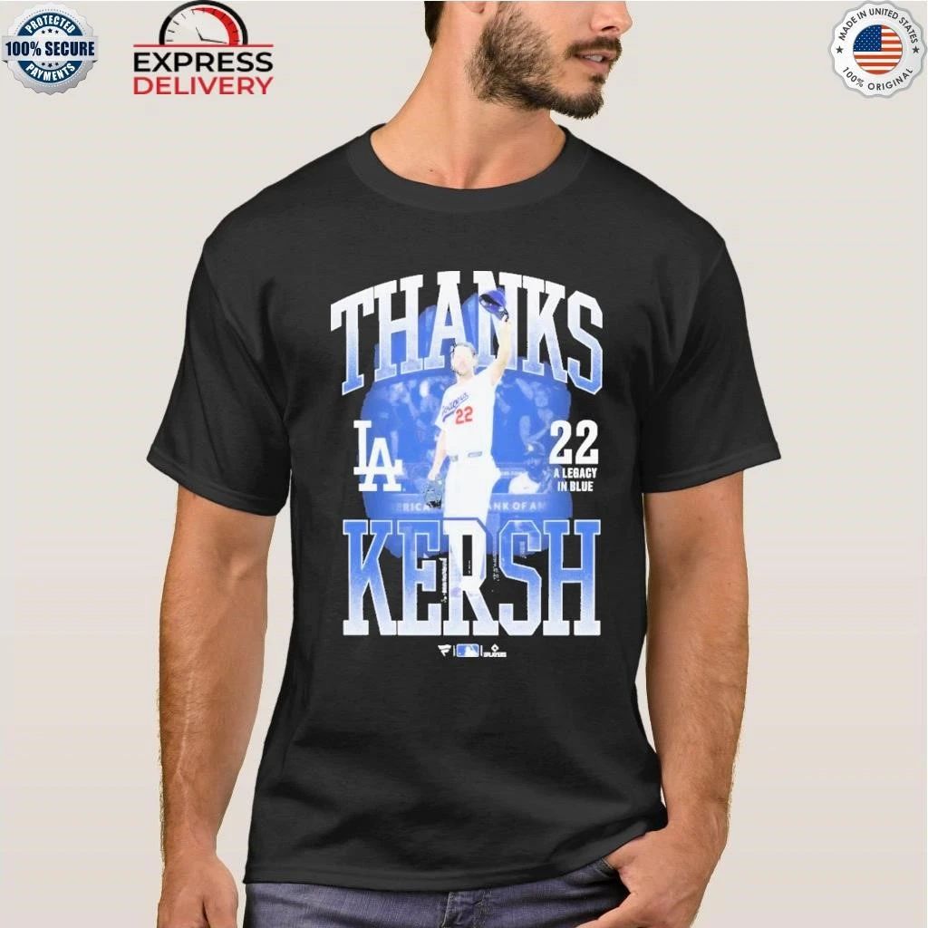 Clayton Kershaw Los Angeles Dodgers Thanks Kersh Shirt