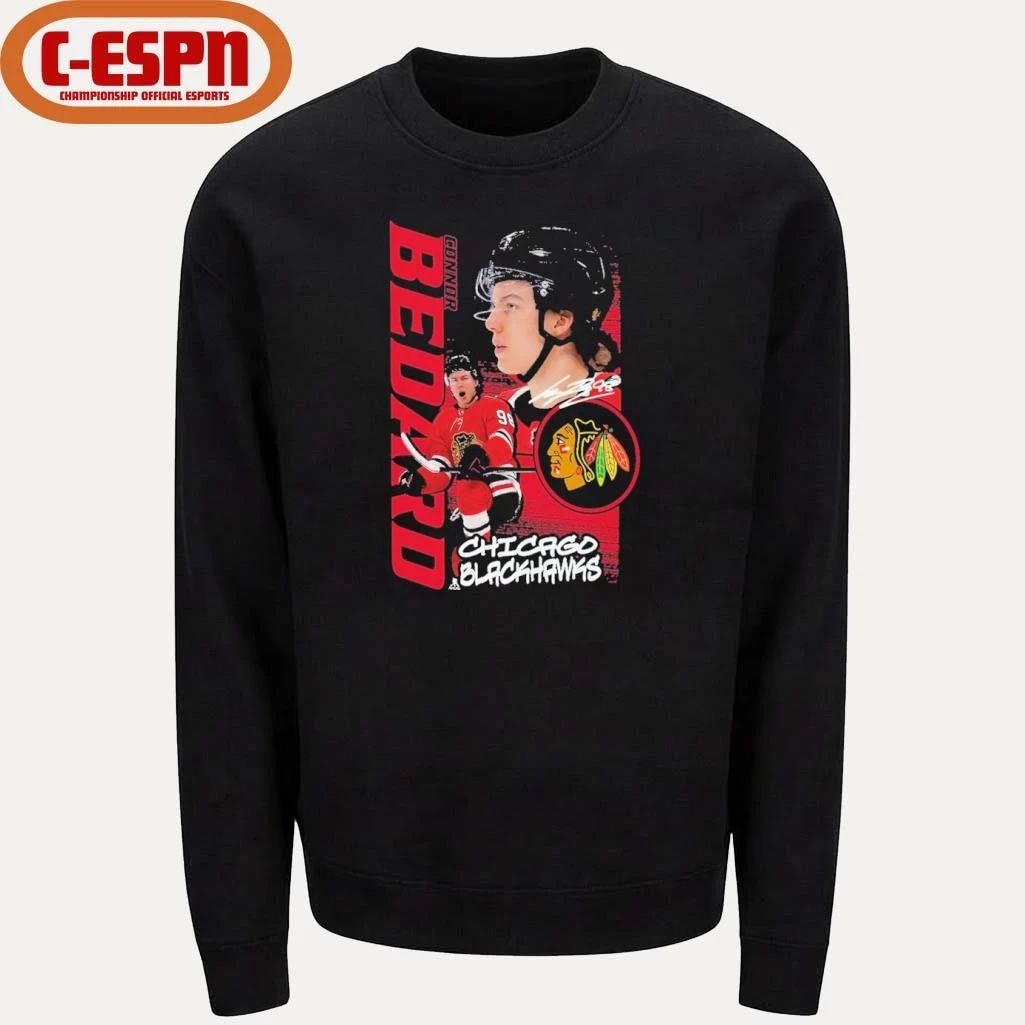 Connor Bedard Chicago Blackhawks Vintage Playmaker T-Shirt