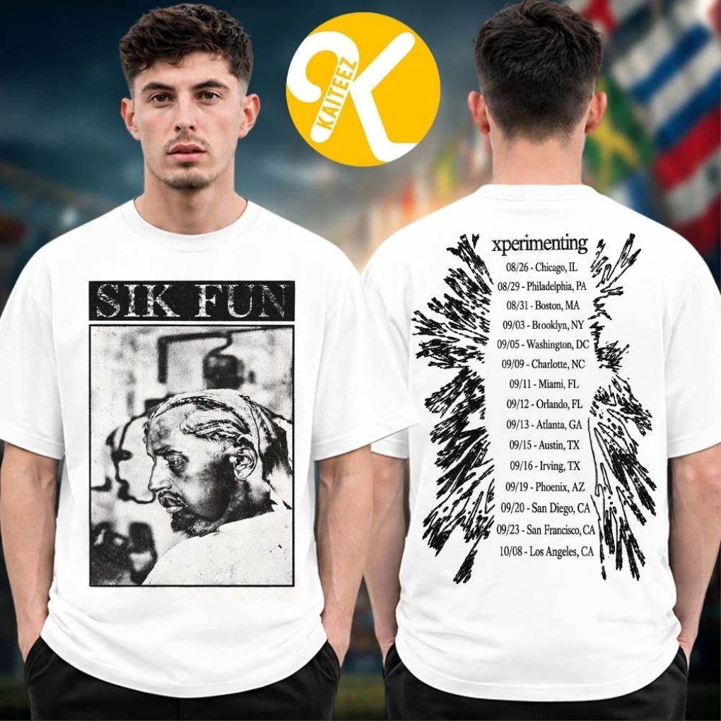 Ken Carson 2026 Tour Xperiment Sik Fun Two Sided Shirt