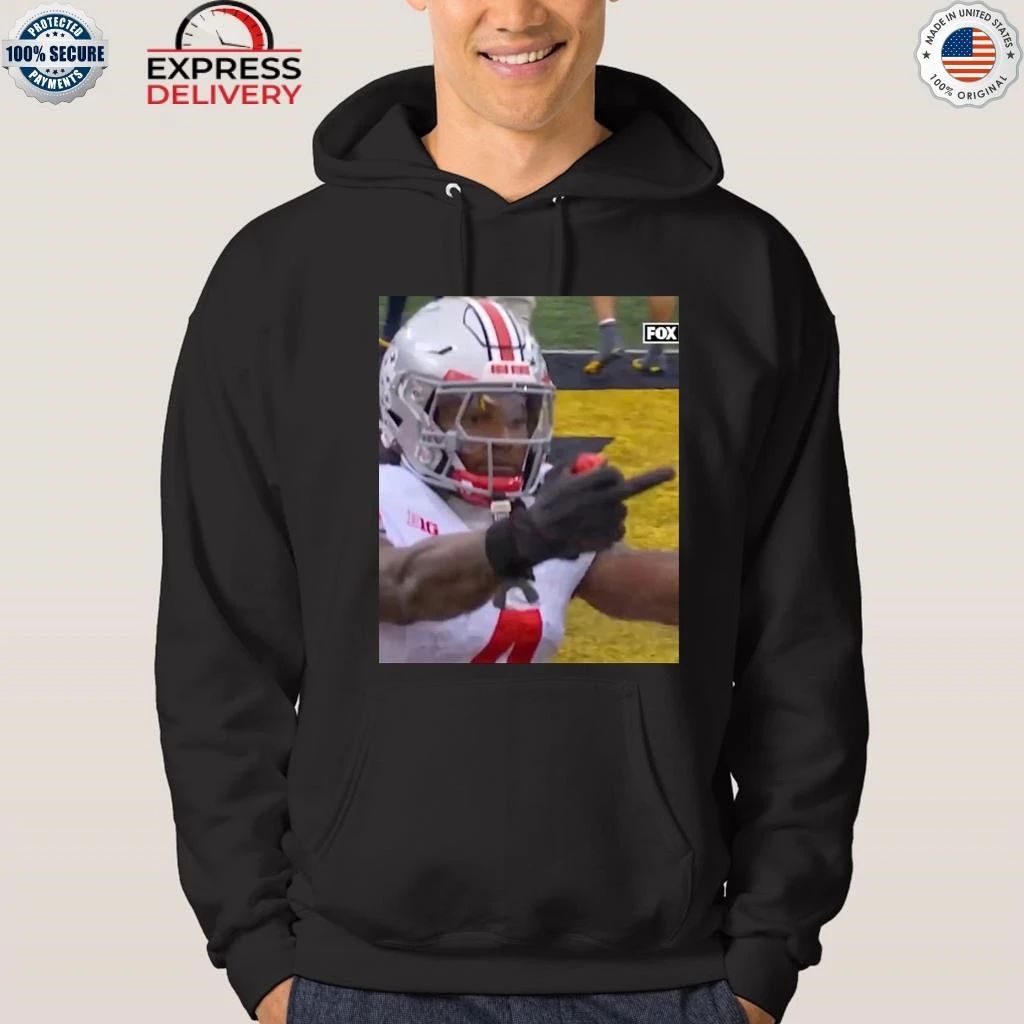 Jeremiah Smith Flips Off Michigan Fan Shirt