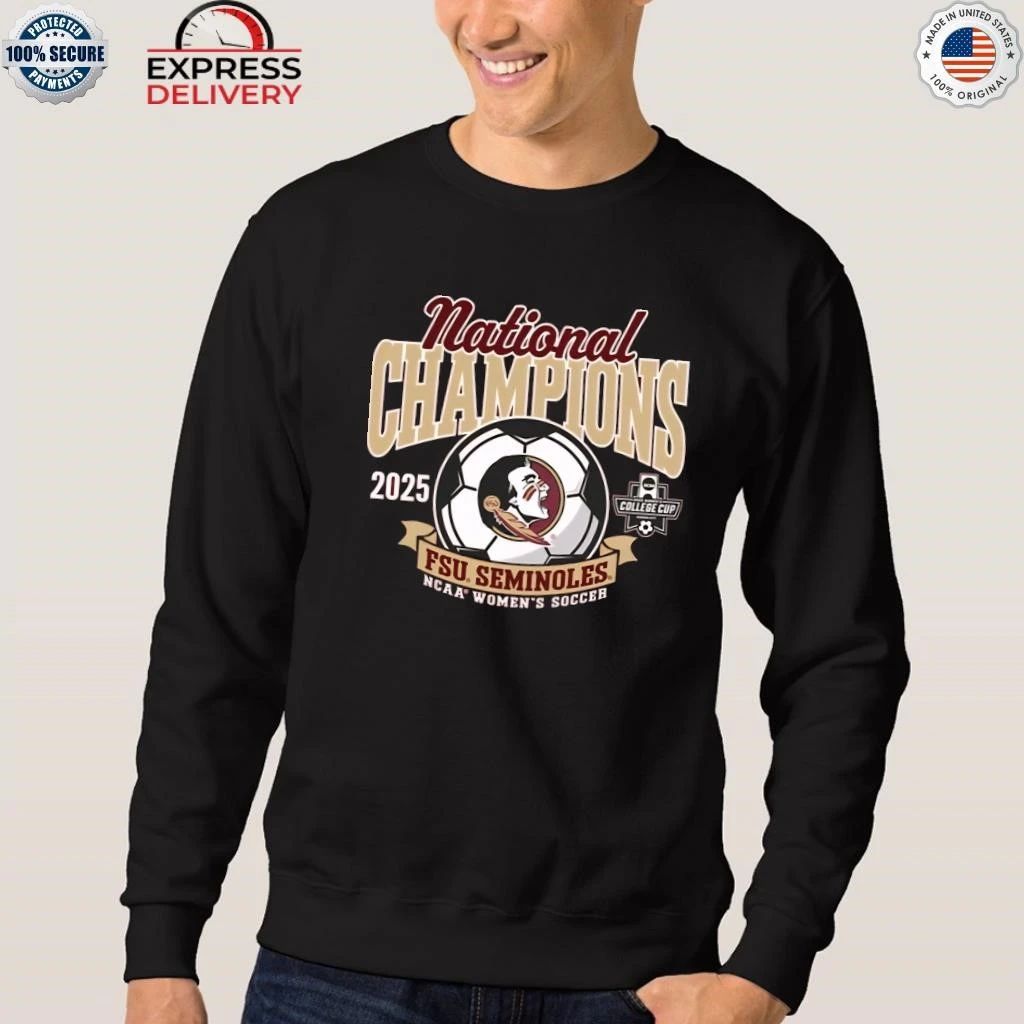 National Champions 2025 College Cup Fsu Seminoles Ncaa Womens Soccer Shirt