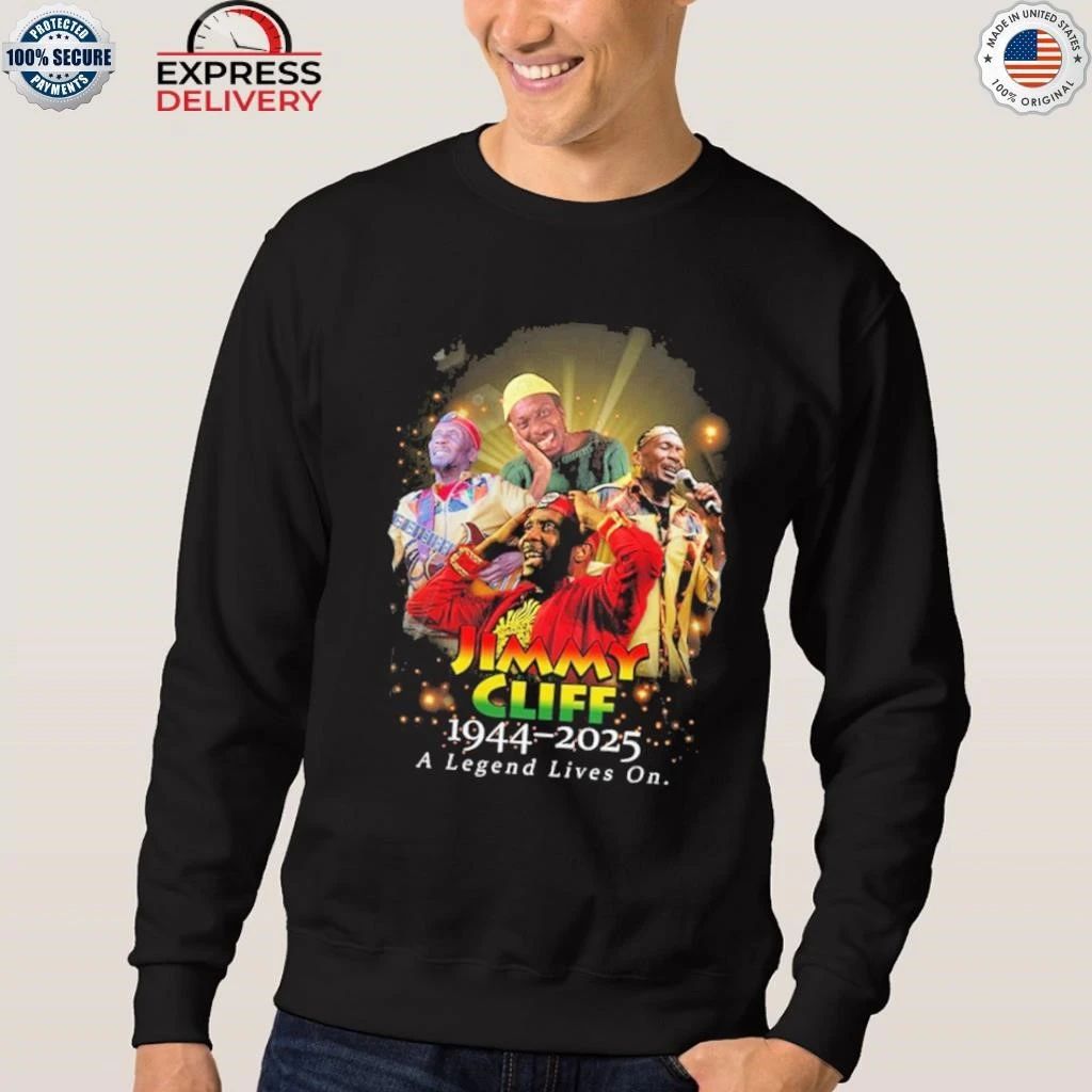 Jimmy Cliff Memorial Tribute 2025 Reggae Legend Commemorative Shirt