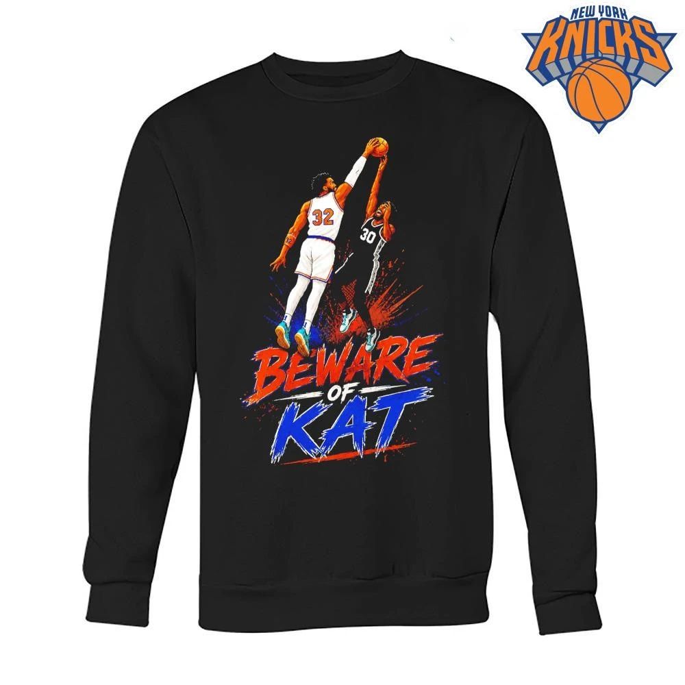 Karl Anthony Towns Beware Of KAT New York Knicks Block San Antonio Spurs NBA Finals 2026 Shirt