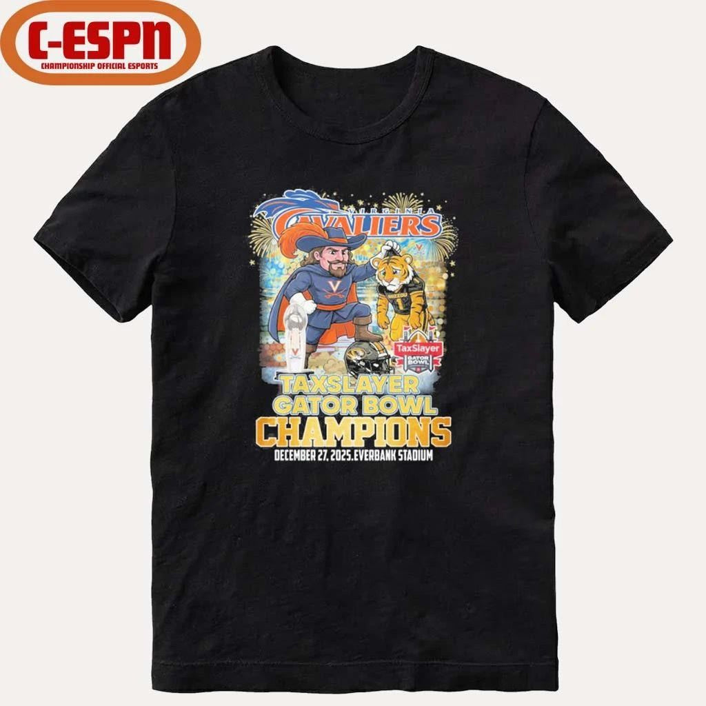 Virginia Cavaliers Mascot Gator Bowl Champions Shirt