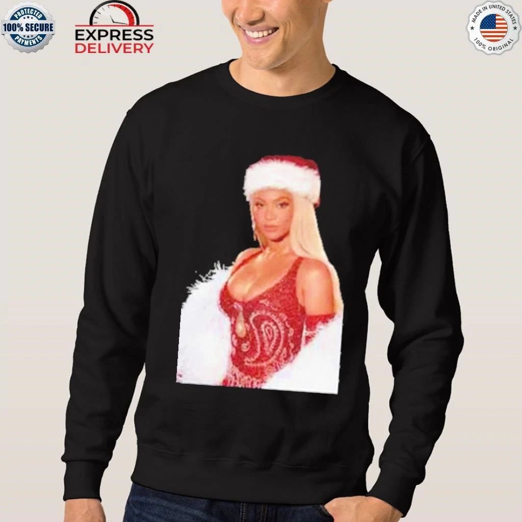 Beyonce Resting Sleigh Face Holiday Christmas Shirt