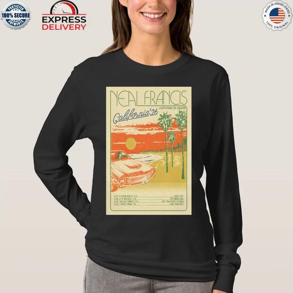 Neal Francis Tour California 2026 Shirt