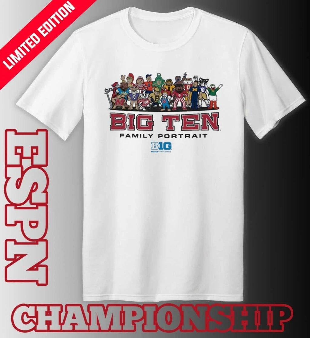 Big Ten Family Portrait Mascots Shirt