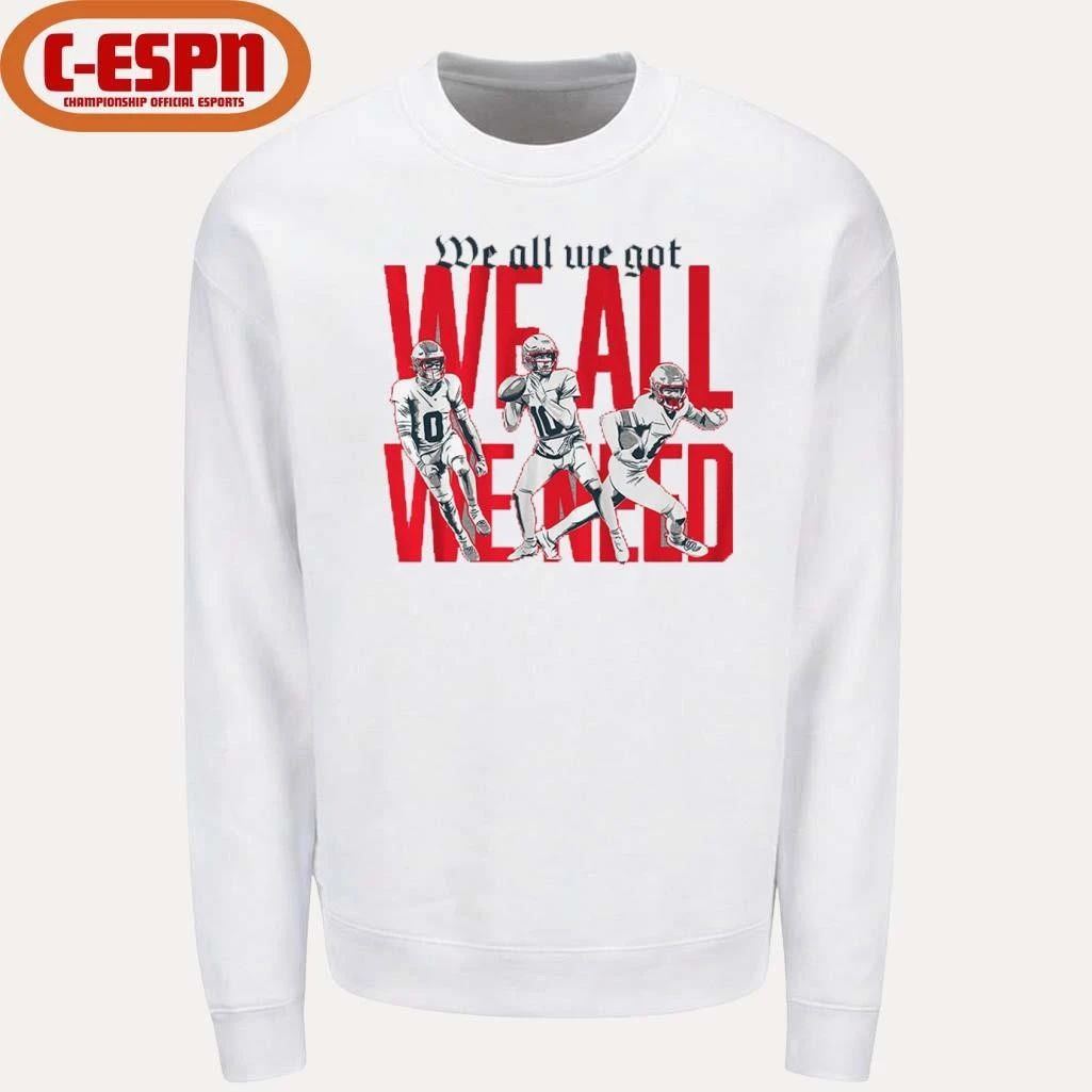 New England Football We All We Got We All We Need AFC Championship Shirt