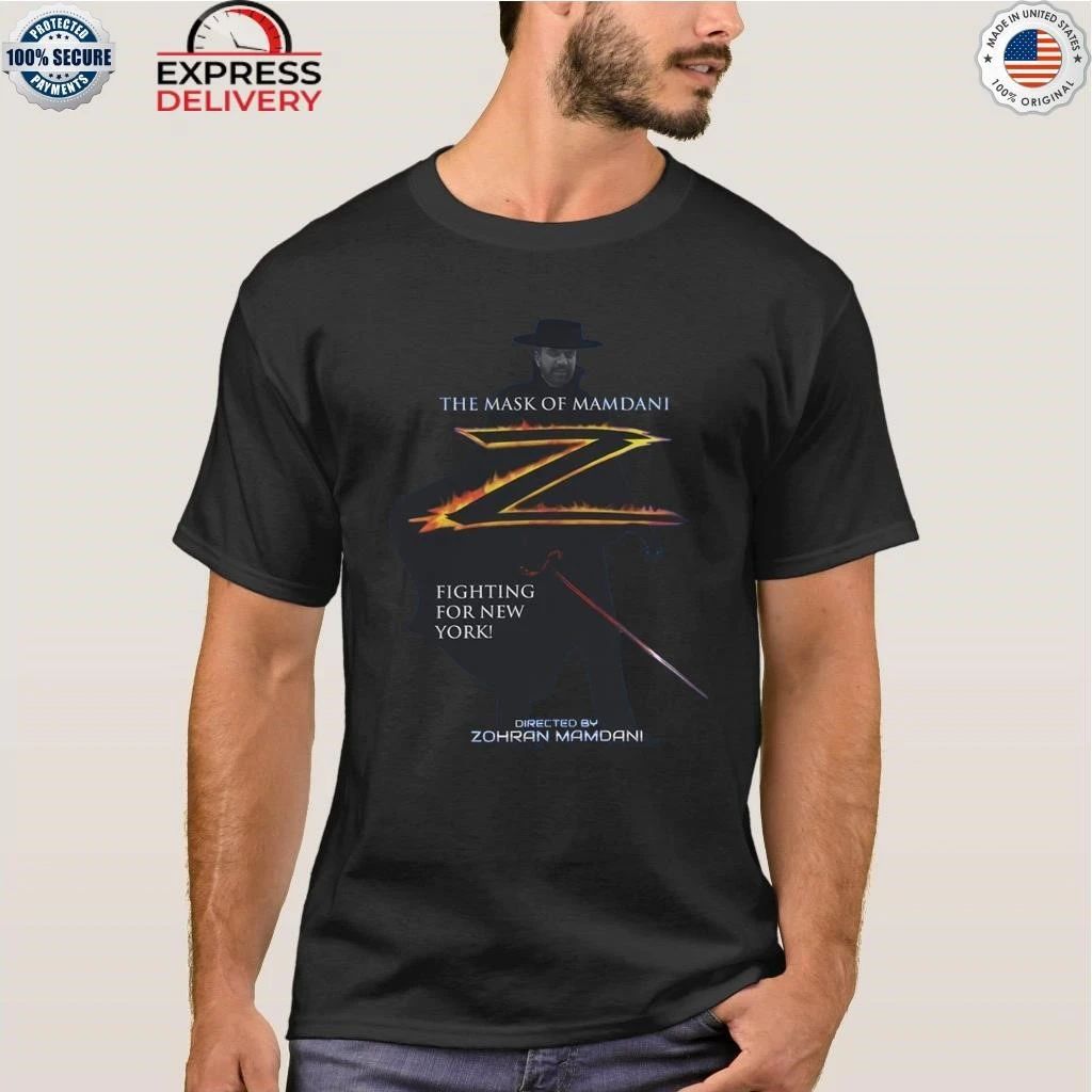 The Mask Of Mamdani Directed By Zohran Mamdani Shirt
