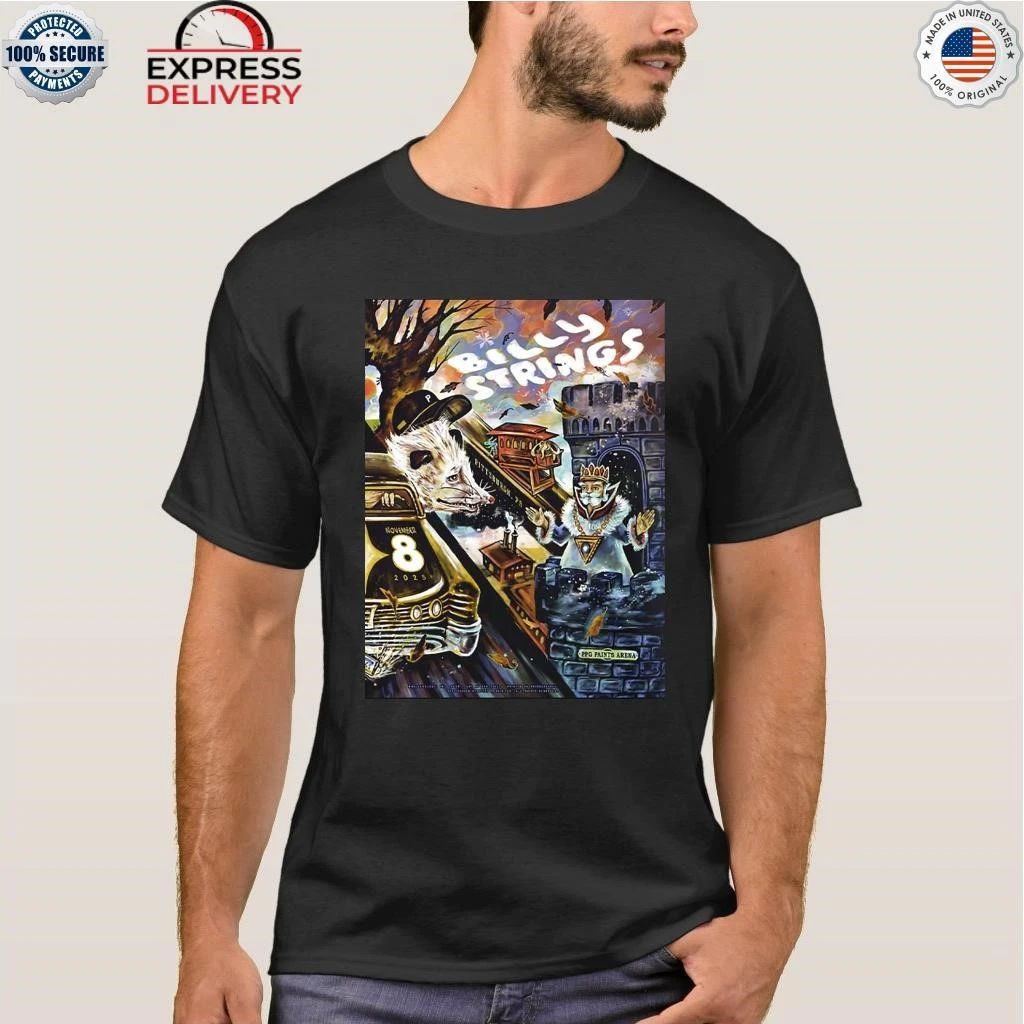 Billy Strings Pittsburgh Pennsylvania 2025 Night 2 Event At PPG Paints Arena On November 8 2025 Shirt