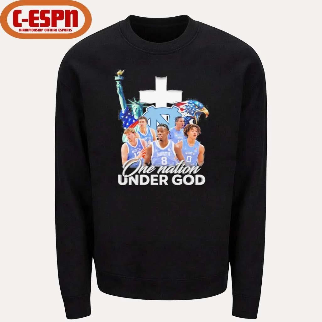 One Nation Under God UNC Men’s Basketball Shirt