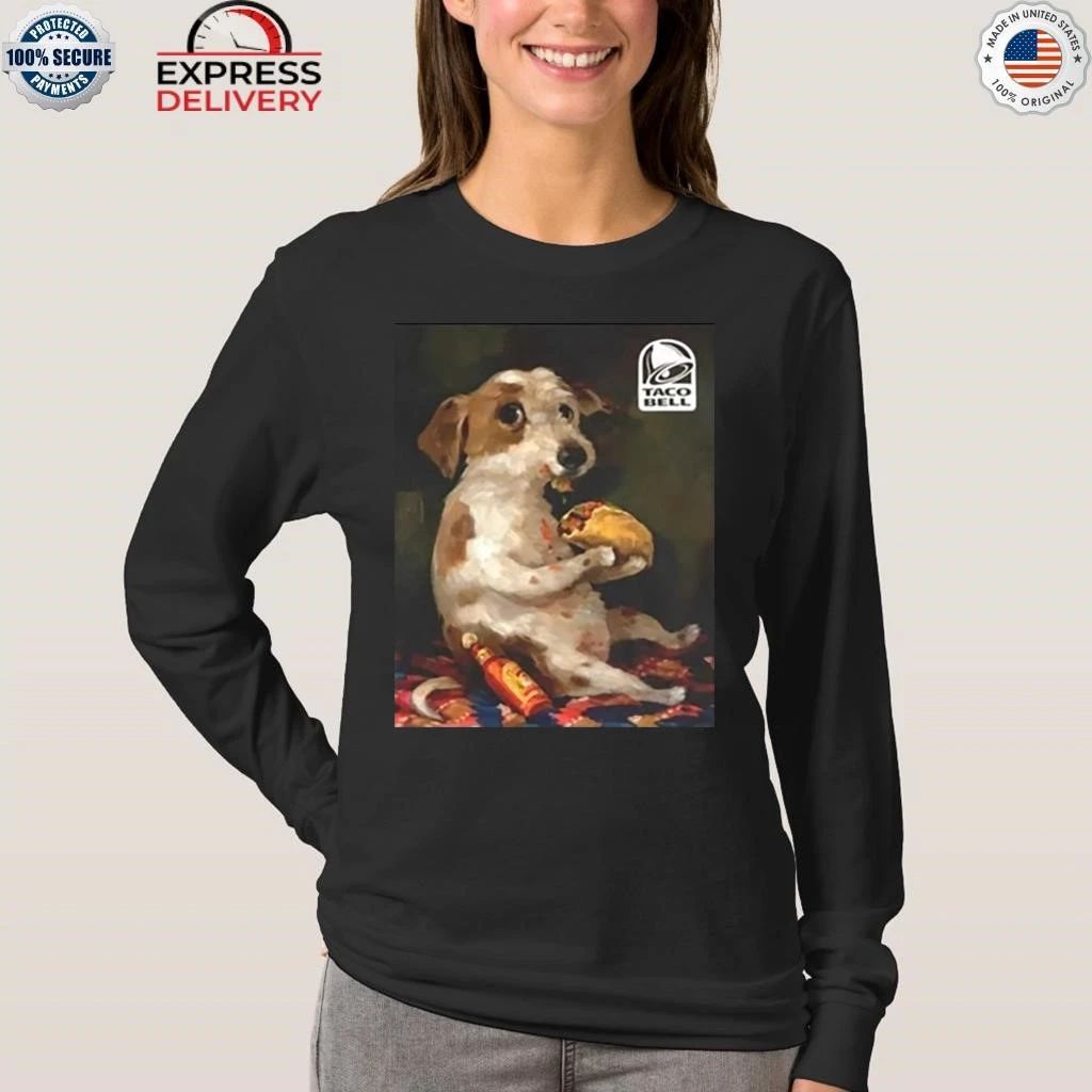Dog Chill With Taco Bell Graphic Shirt