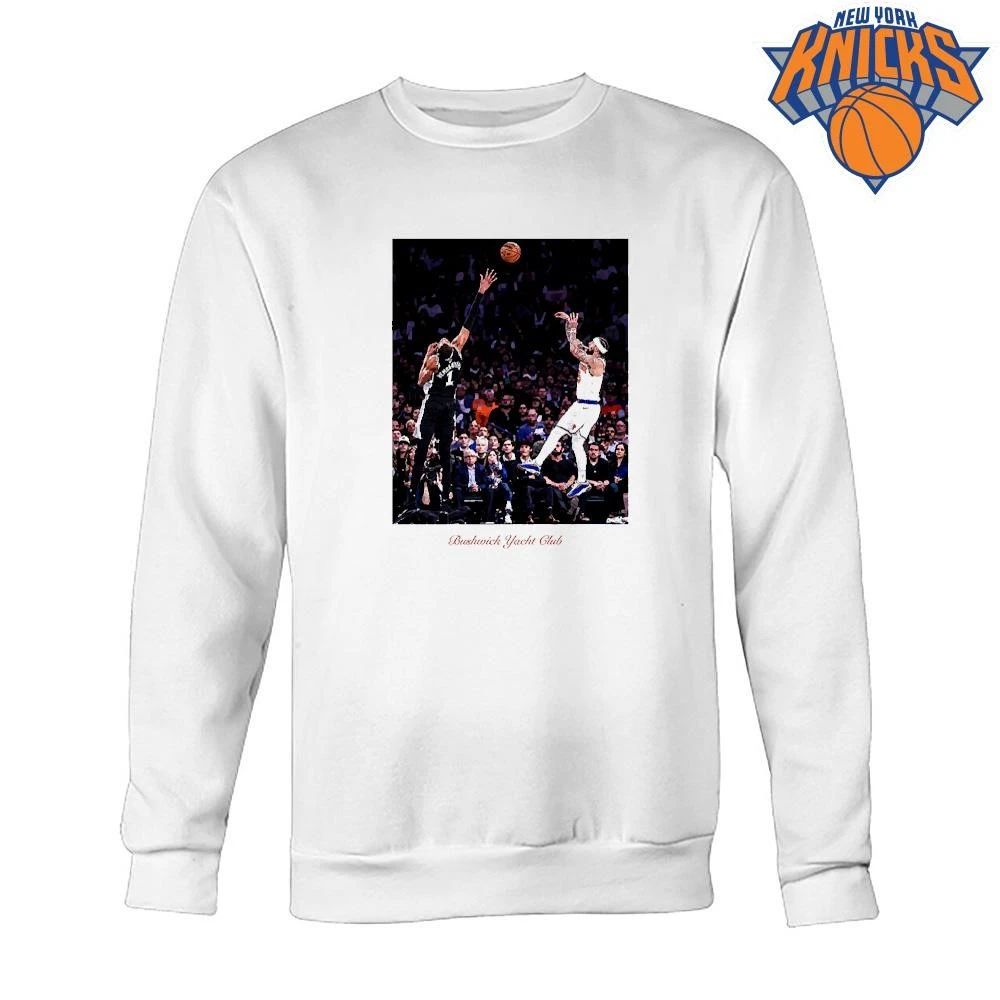 New York Knicks Champions NBA 2026 Donte DiVincenzo Victor Wembanyama Bushwick Yacht Club Shirt
