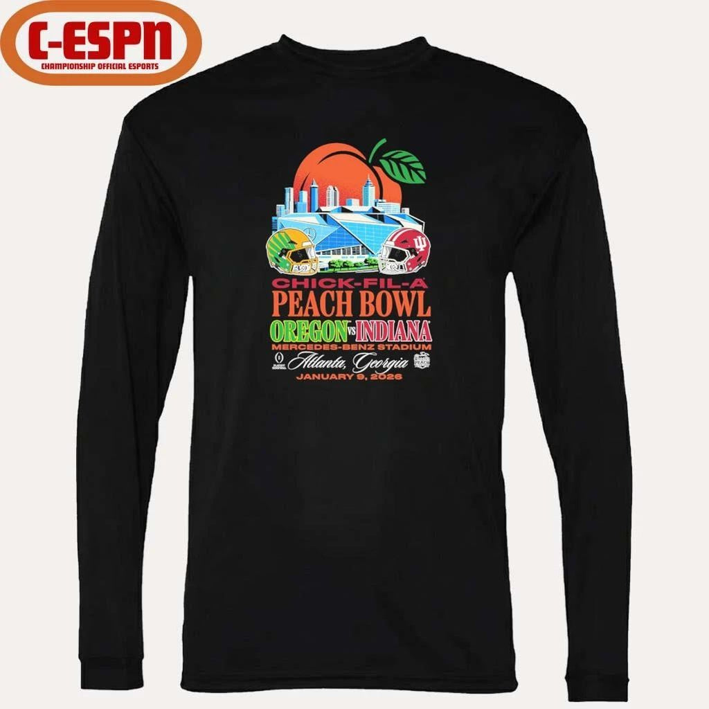 Chick-Fil-A Peach Bowl IU Vs Oregon Mercedes-Benz Stadium T-Shirt