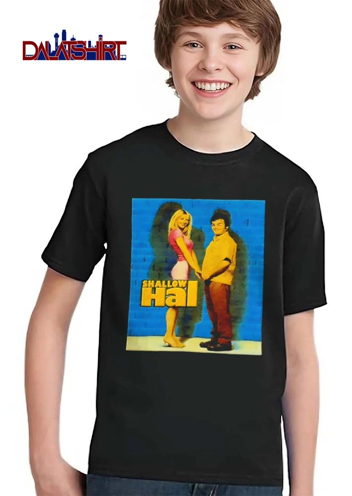 Shallow Hal Jack Black Gwyneth Paltrow Blue Brick Wall Poster shirt