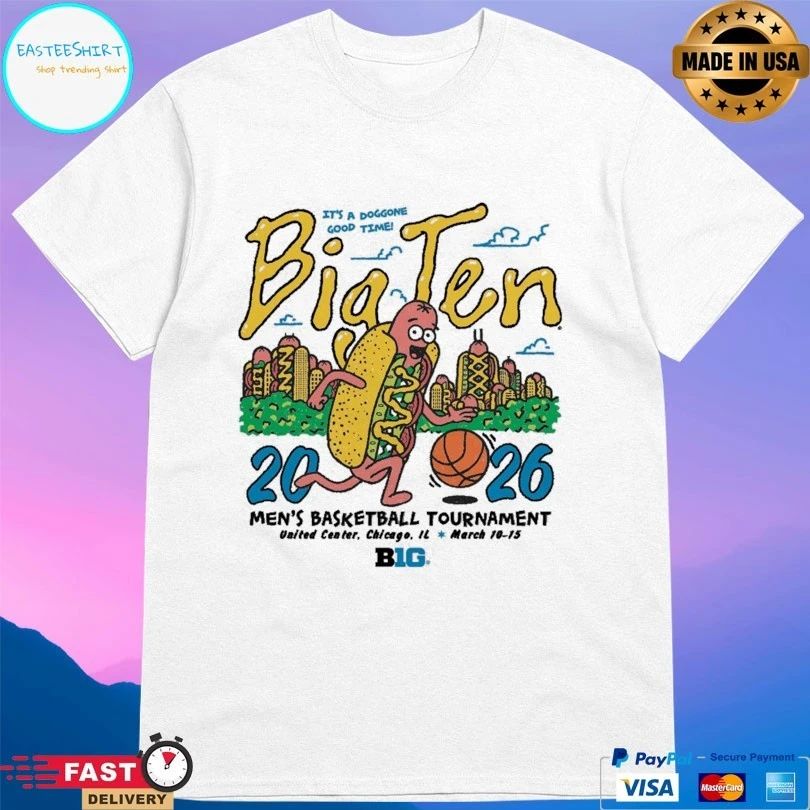 Big Ten 2026 Men’s Basketball Tournament United Center Chicago Il March 10-15 T-shirts
