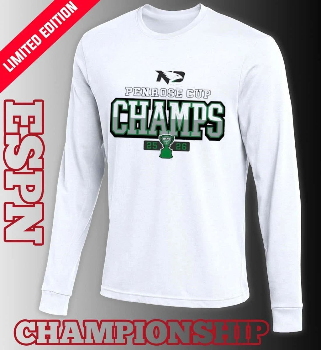 North Dakota Hockey 2026 Penrose Cup Champions Shirt