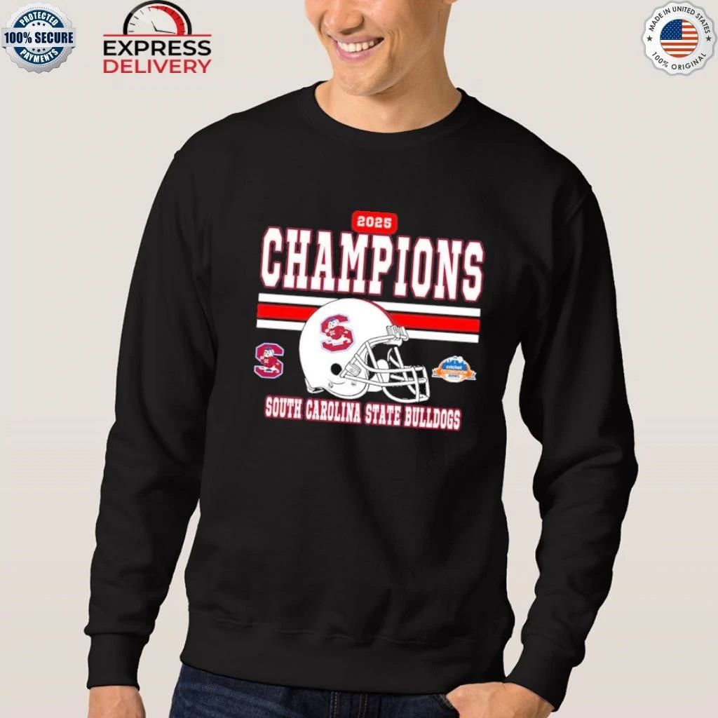South Carolina State Bulldogs Football Named To Champions 2025 Cricket Celebration Bowl Shirt