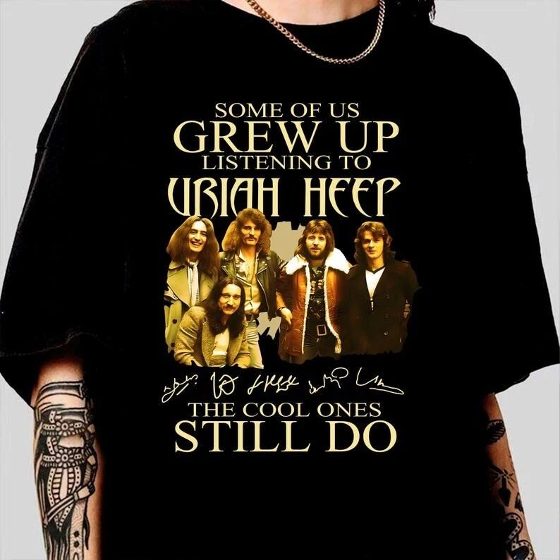 Vintage Uriah Heep T-shirt, Retro Unisex Uriah Heep Shirt, Vintage 90s Uriah Hee