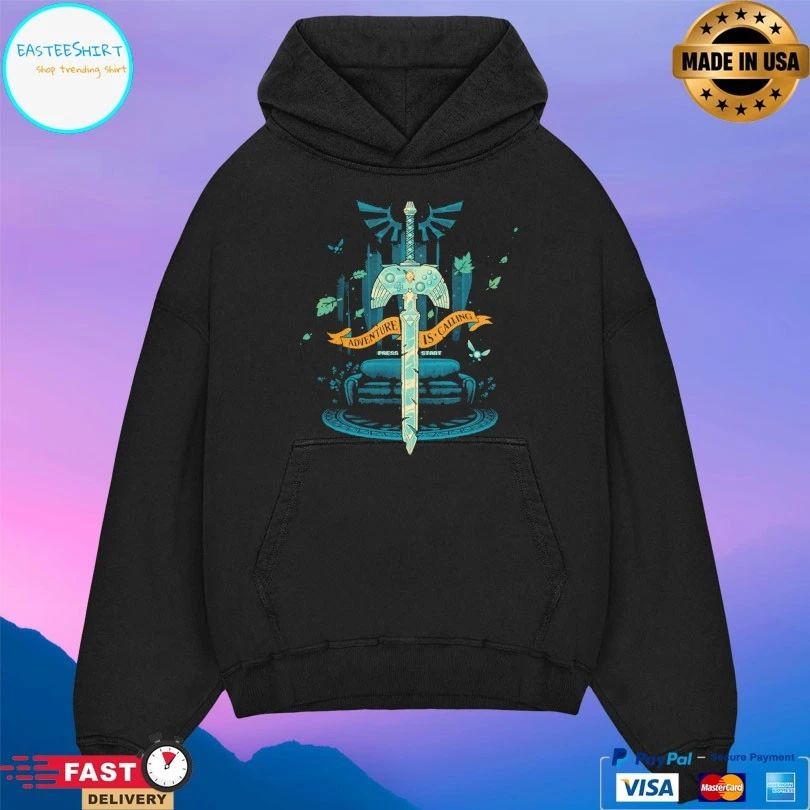 Master Controller Adventure Is Calling Press Start T-shirt