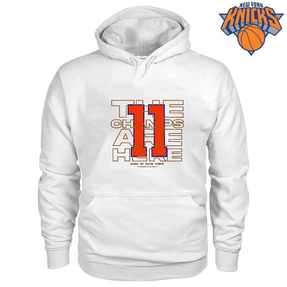 New York Basketball The Champs Are Here King Of New York Streetwear Graphic Shirt
