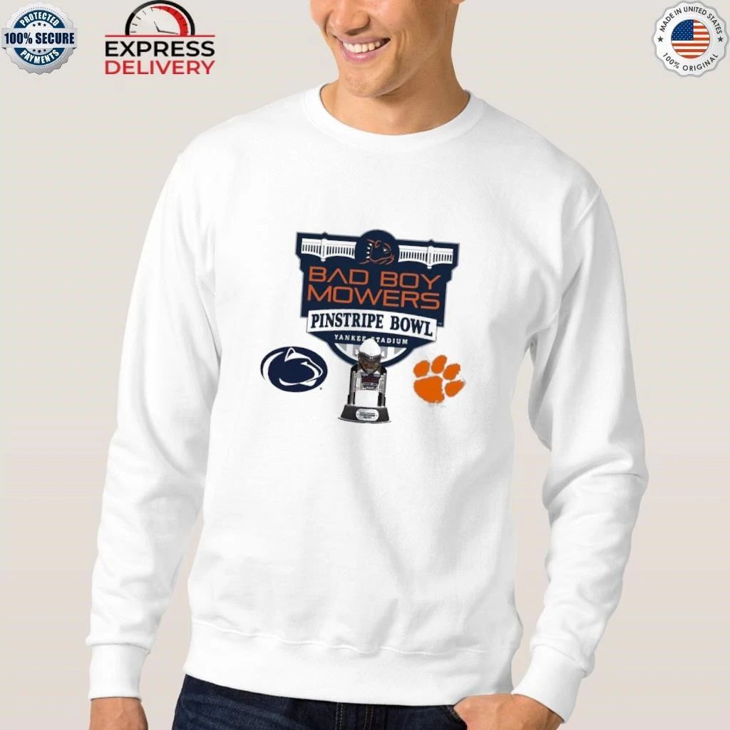 Bad Boy Mowers Pinstripe Bowl Matchup Penn State Nittany Lions Vs Clemson Tigers On December 27 2025 Shirt