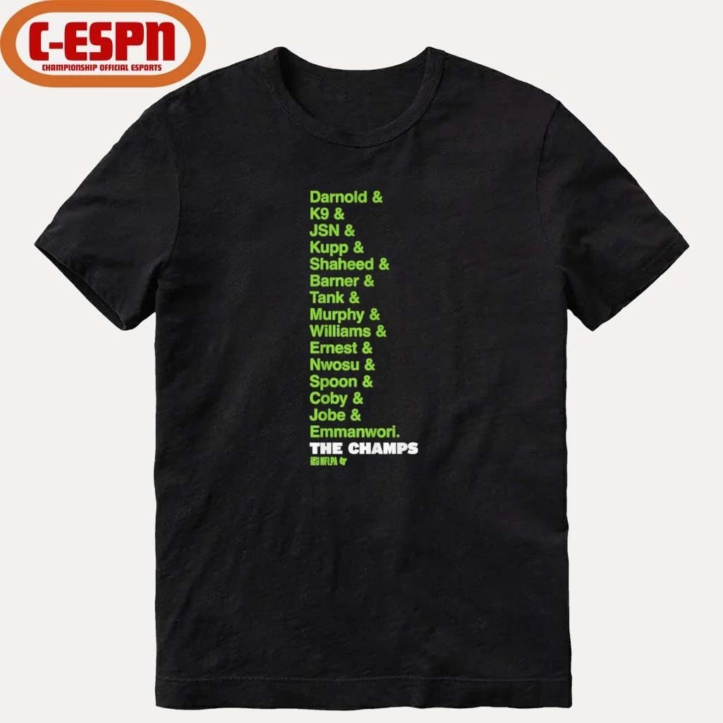 Seattle Football World Champions List Shirt
