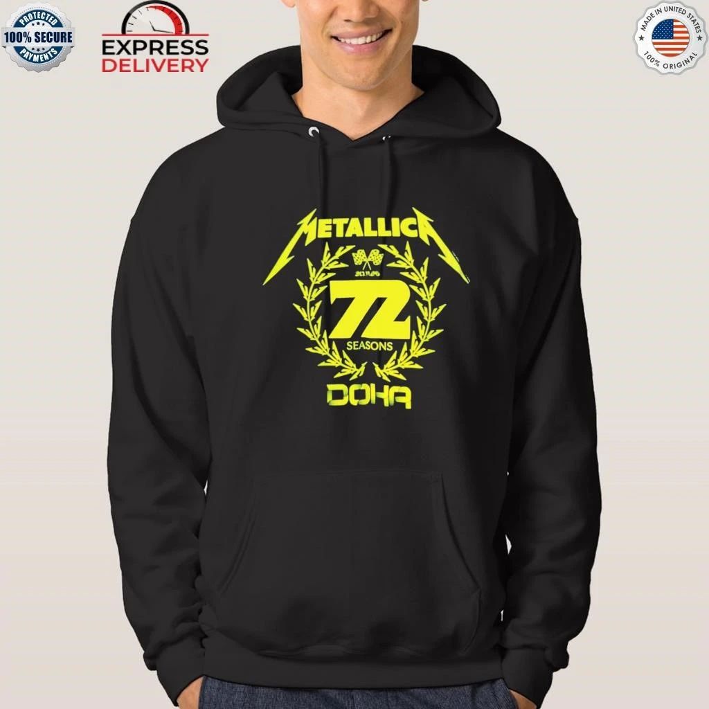 Metallica M72 Doha Qatar 2025 X F1 Qatar Grand Prix On November 30 2025 72 Seasons Logo Shirt