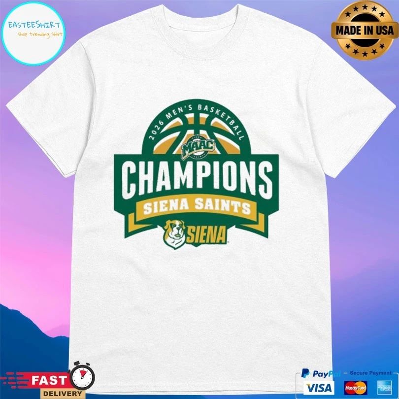 Siena Saints 2026 Men’s Basketball Champions T-shirts