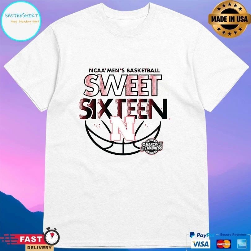 Nebraska Cornhuskers NCAA Men’s Basketball Sweet Sixteen March Madness 2026 T-shirts