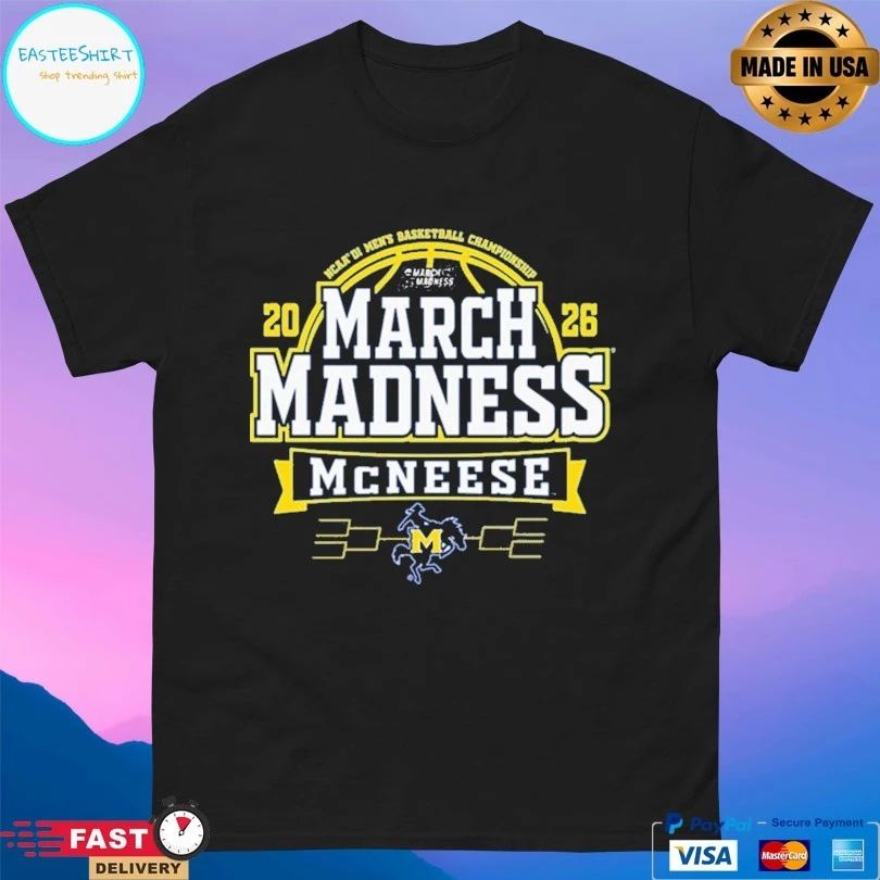McNeese State Cowboys Men’s Basketball March Madness 2026 T-shirts