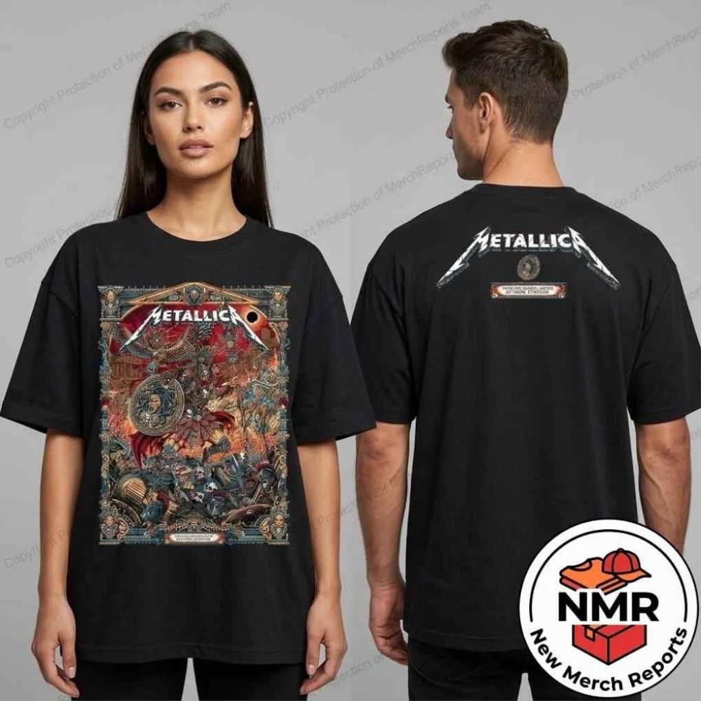 Metallica M72 Athens European World Tour At Olympic Stadium Greece On May 9 2026 Pop-Up Shirt