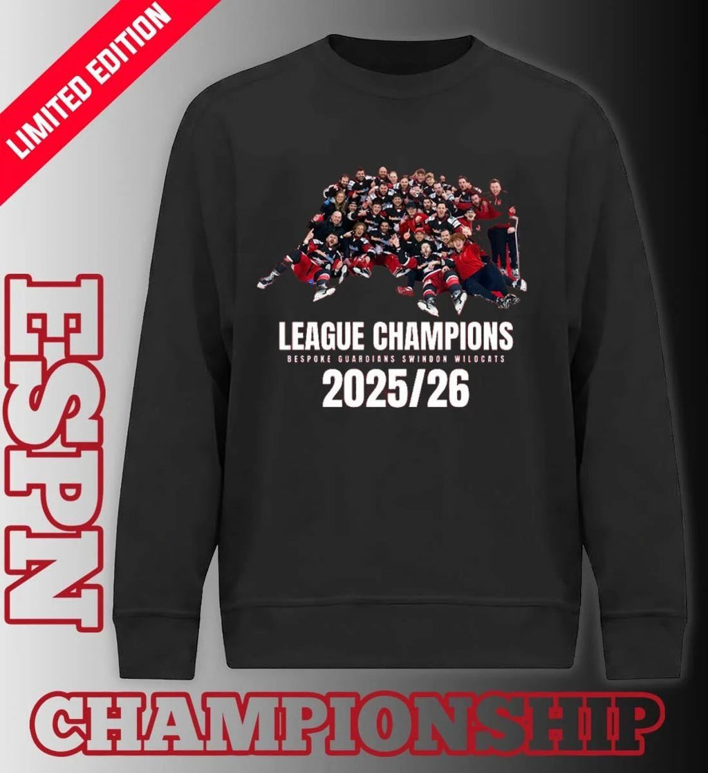 Bespoke Guardians Swindon Wildcats League Champions 2026 Shirt