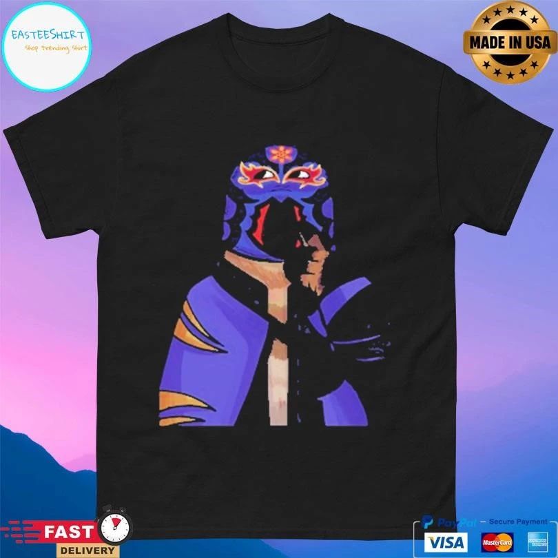 Thinking Monkey Purple Mask T-shirts