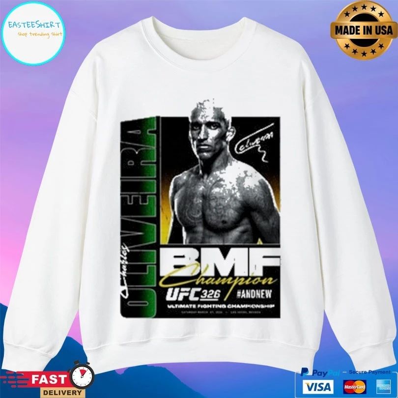 Charles Oliveira Ufc 326 #Andnew BMF Champion Boxy T-shirts