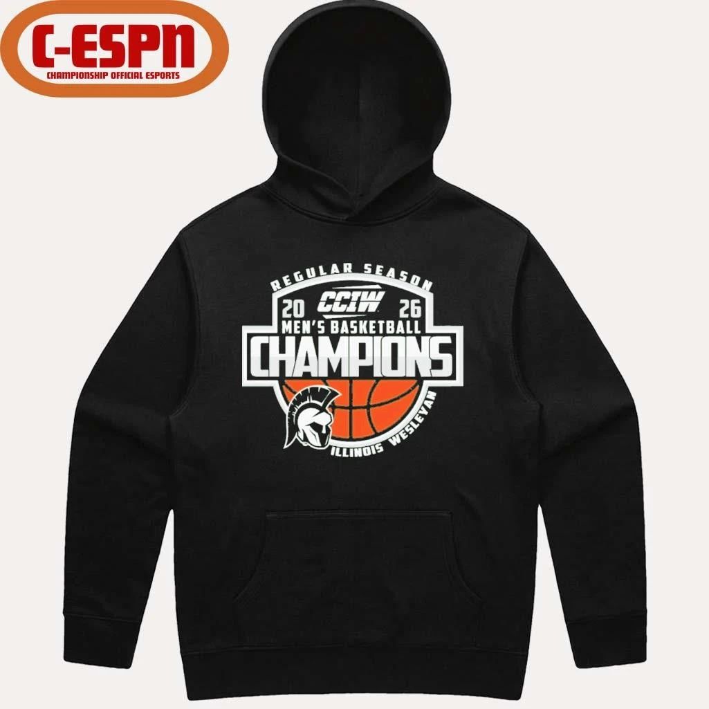 Illinois Wesleyan University Men’s Basketball CCIW Regular Season Champions Shirt