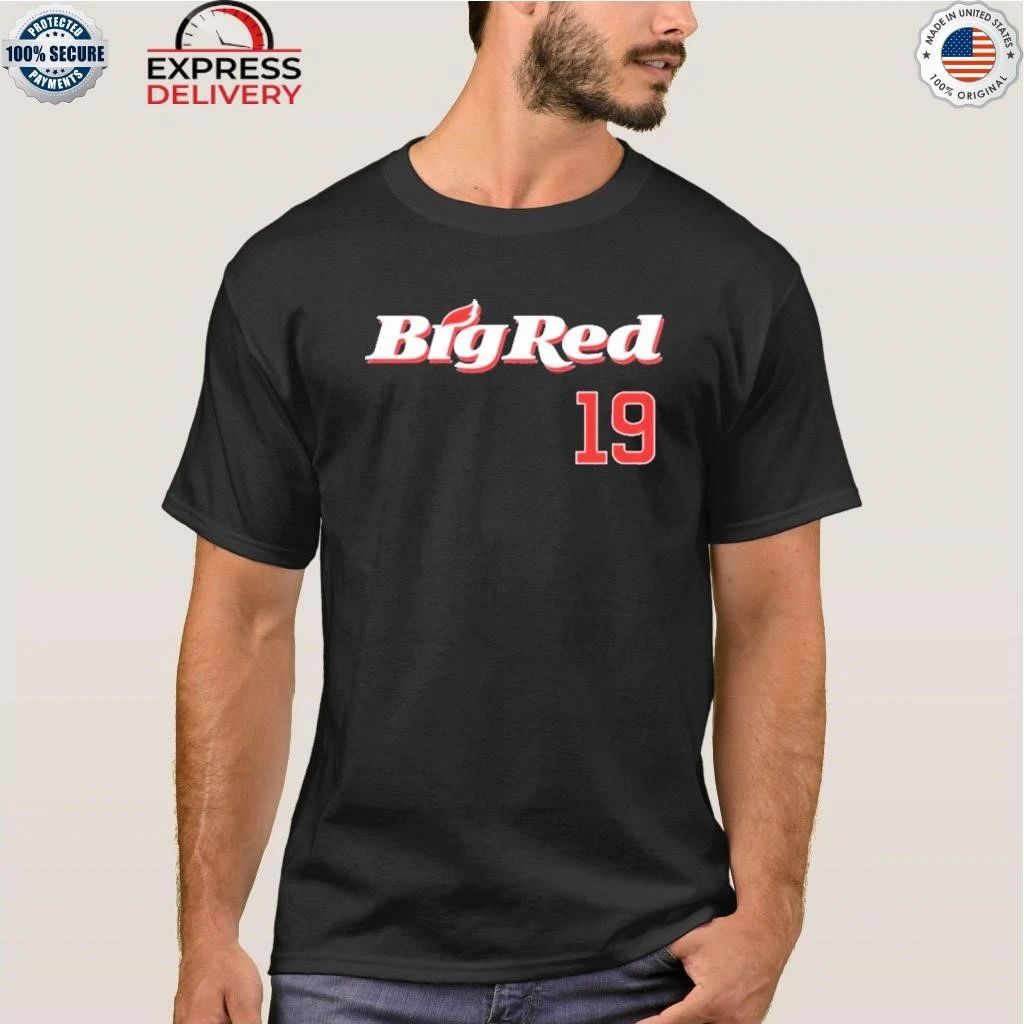 Owen Caissie Cubs Big Red 19 Shirt