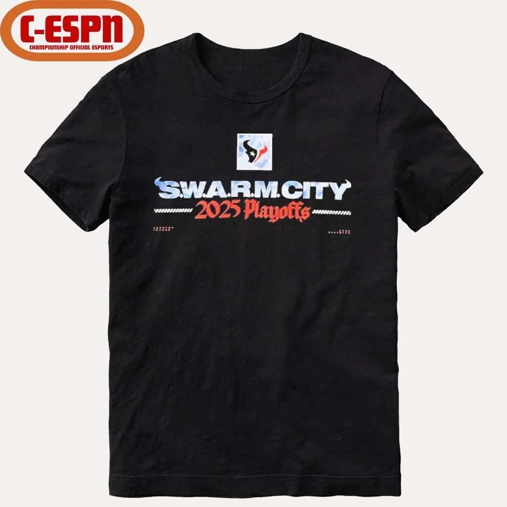 Houston Texans S.W.A.R.M. City 2025 Playoffs Shirt