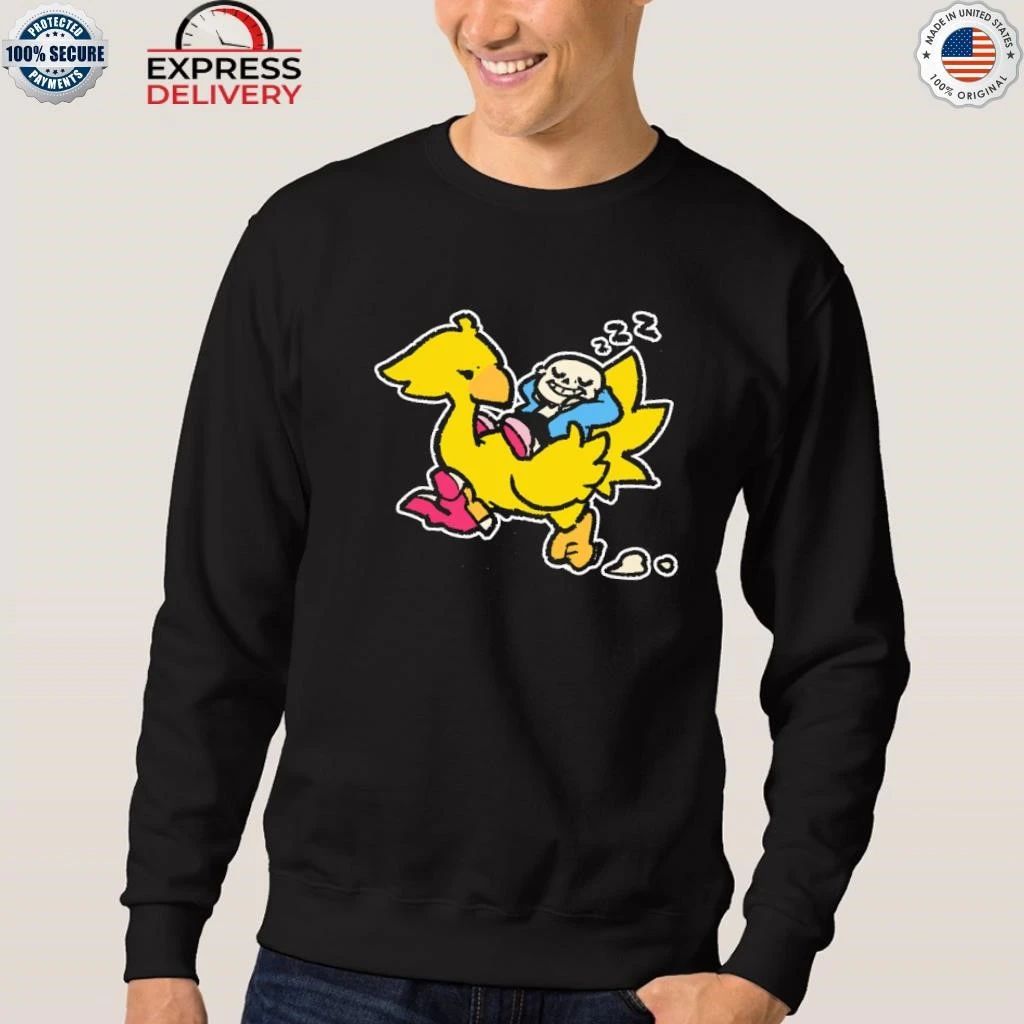 Undertale x Square Enix Sans and Chocobo Shirt